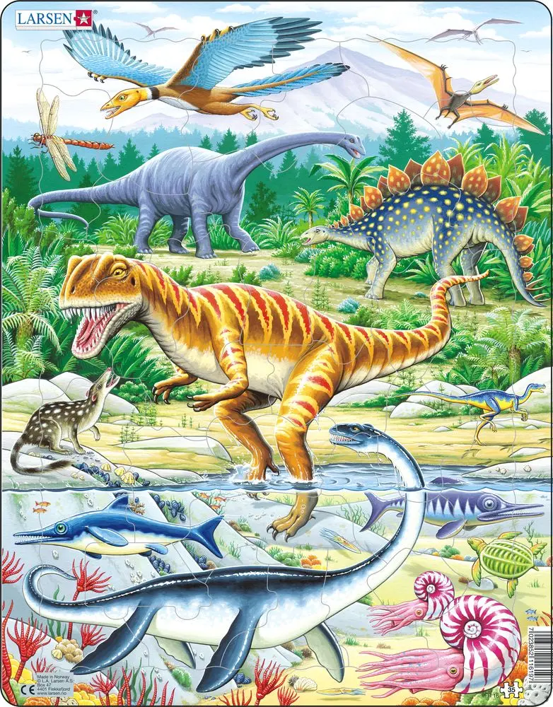Cover: 7023852116197 | Puzzle - Dinosaurier aus der Jurazeit | Puzzle | 2021 | Larsen