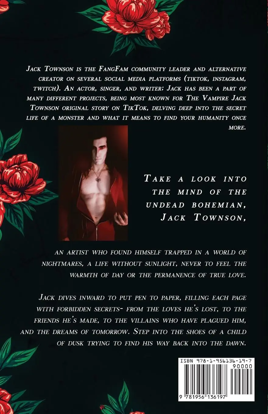 Rückseite: 9781956136197 | Blood and Roses | A Gothic Collection of Poetry | Jack Townson | Buch