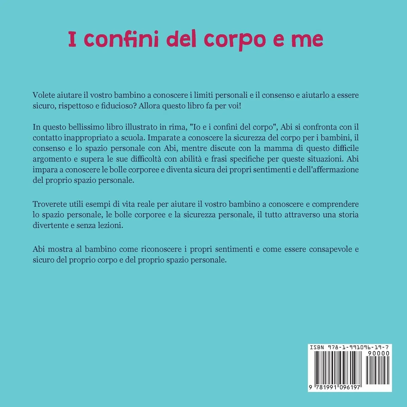 Rückseite: 9781991096197 | I confini del corpo e me | Adrian Laurent | Taschenbuch | Italienisch