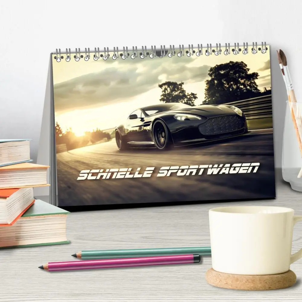 Bild: 9783383796197 | Schnelle Sportwagen (Tischkalender 2025 DIN A5 quer), CALVENDO...
