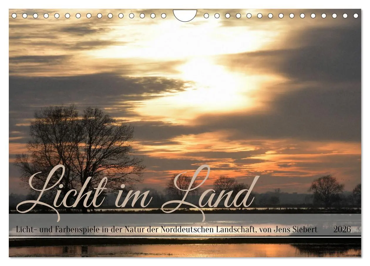 Cover: 9783457356197 | Licht im Land (Wandkalender 2026 DIN A4 quer), CALVENDO Monatskalender