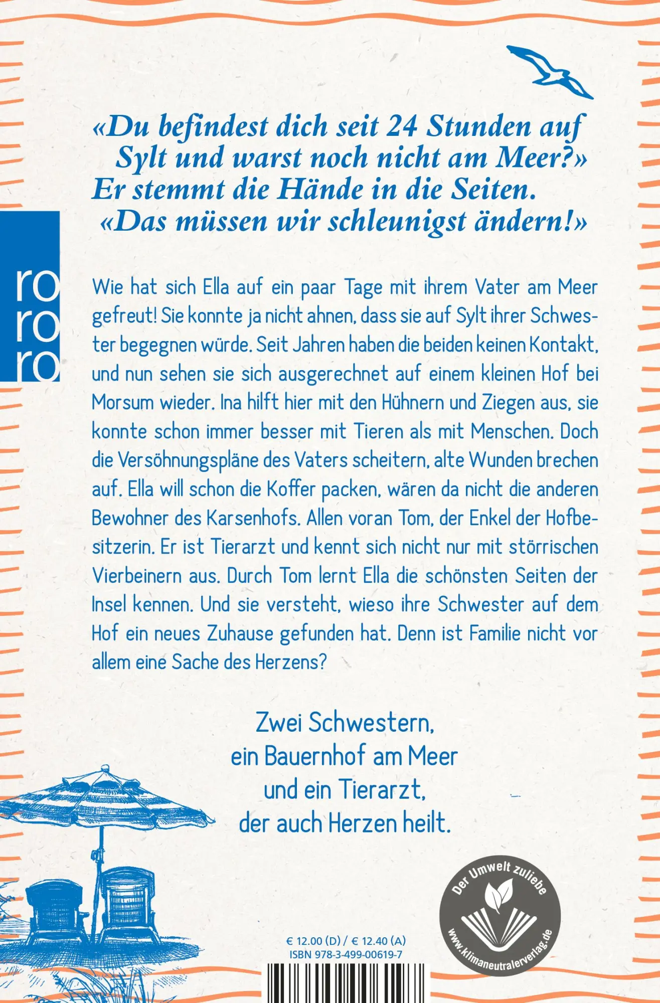 Rückseite: 9783499006197 | Ein Zuhause auf Sylt | Lena Wolf | Taschenbuch | 416 S. | Deutsch