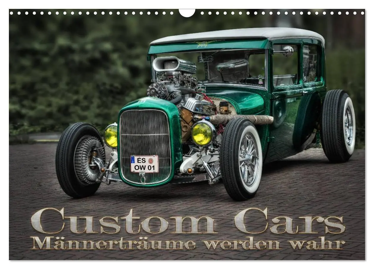 Cover: 9783516066197 | Custom Cars - Männerträume werden wahr (Wandkalender 2026 DIN A3...