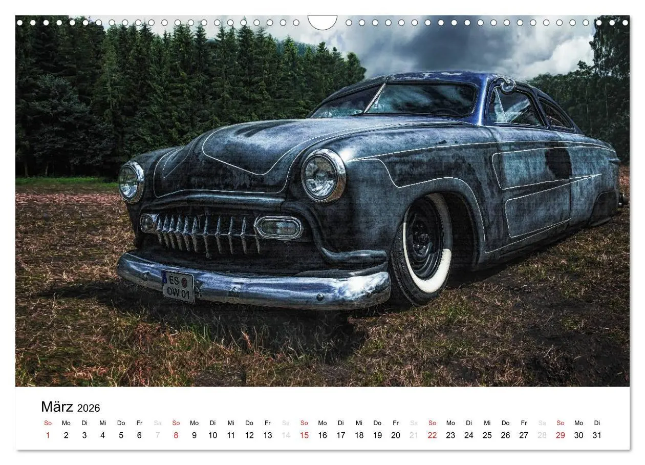 Bild: 9783516066197 | Custom Cars - Männerträume werden wahr (Wandkalender 2026 DIN A3...