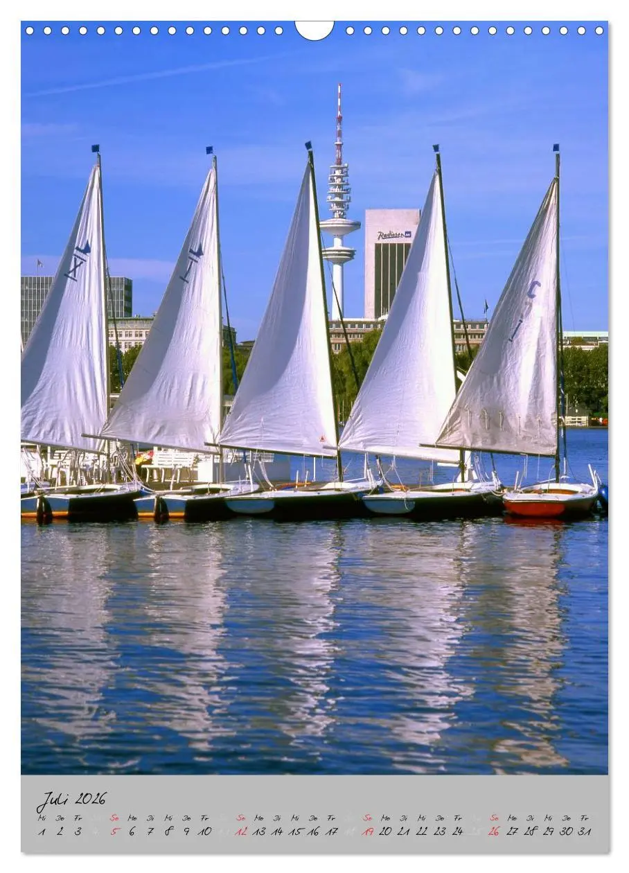 Bild: 9783516446197 | Hamburg - Eine Stadt mit vielen Gesichtern (Wandkalender 2026 DIN...