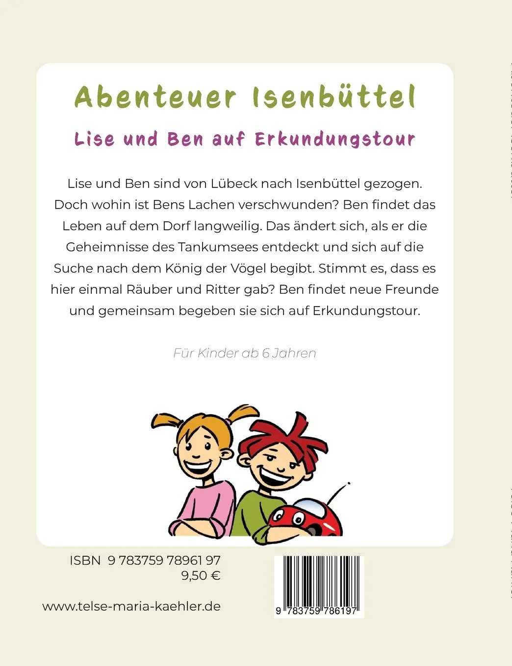 Rückseite: 9783759786197 | Abenteuer Isenbüttel | Lise und Ben auf Erkundungstour | Kähler | Buch