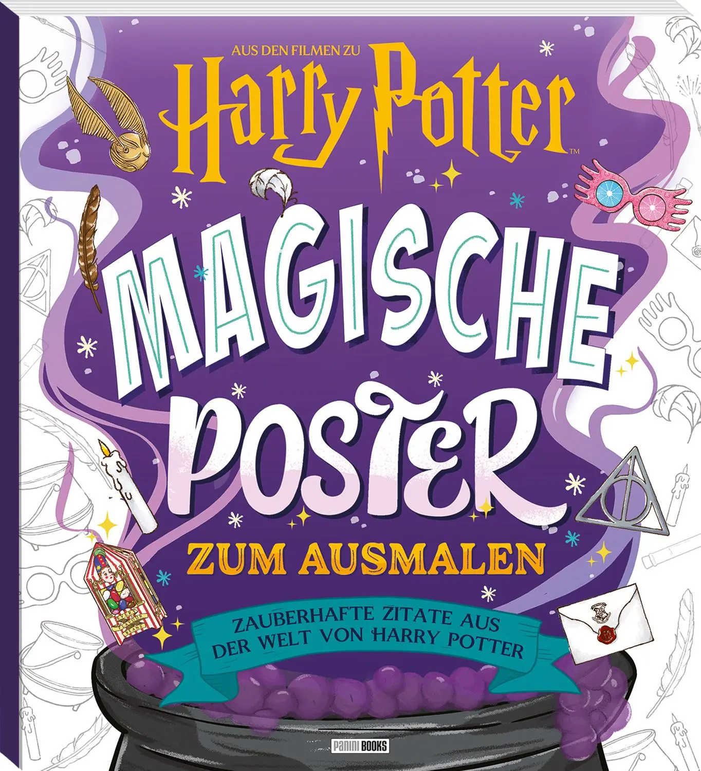 Cover: 9783833246197 | Aus den Filmen zu Harry Potter: Magische Poster zum Ausmalen -...