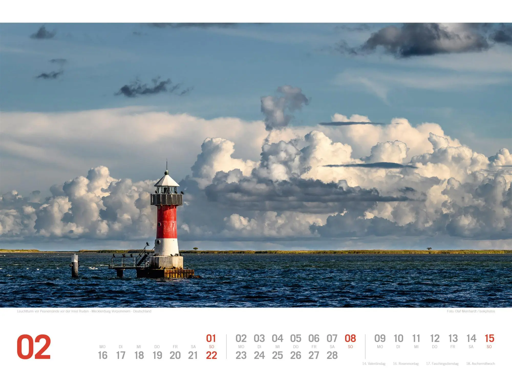 Bild: 9783838436197 | Ostsee ReiseLust Kalender 2026 von Flensburg bis nach Usedom | GmbH