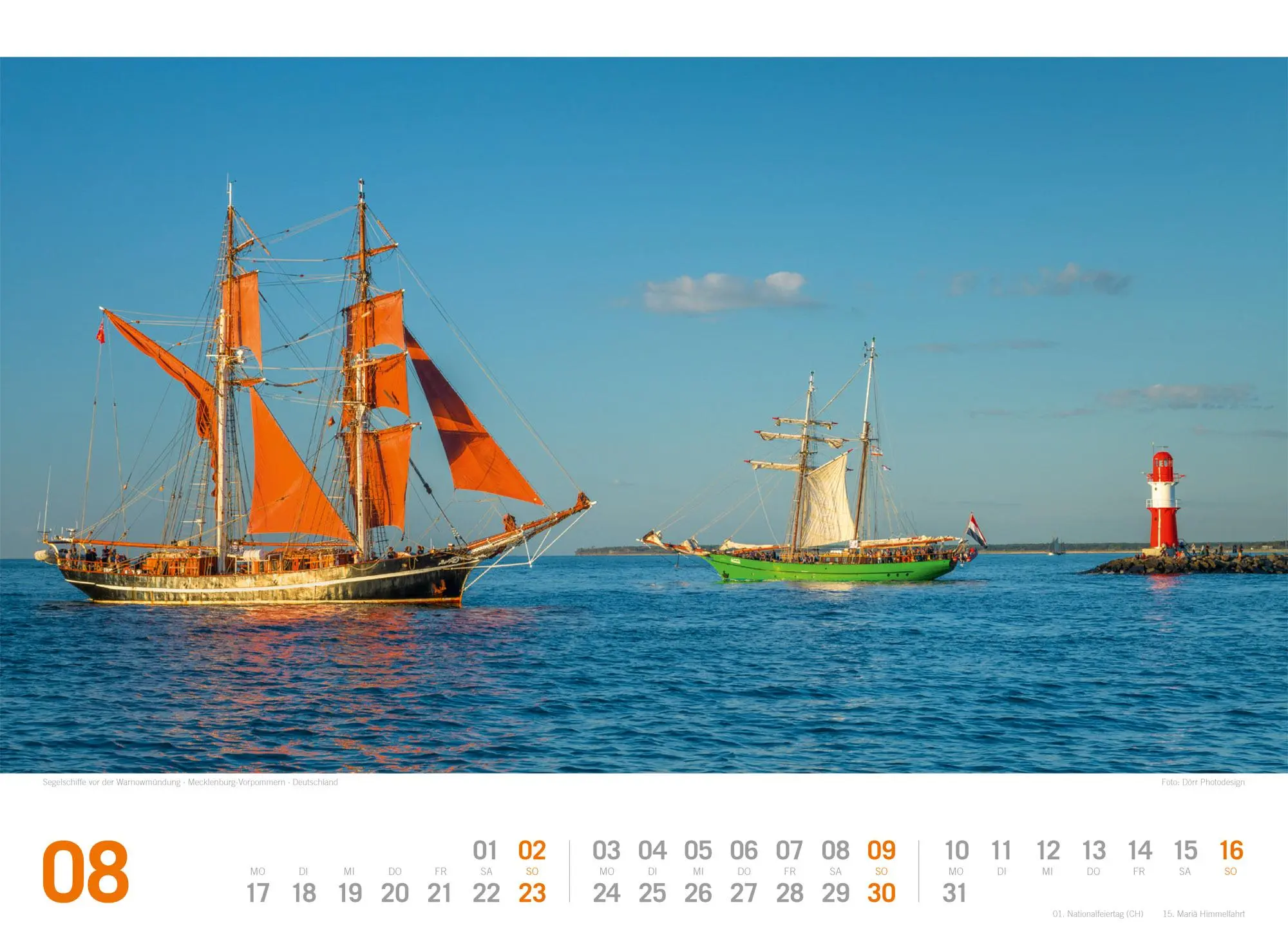 Bild: 9783838436197 | Ostsee ReiseLust Kalender 2026 von Flensburg bis nach Usedom | GmbH