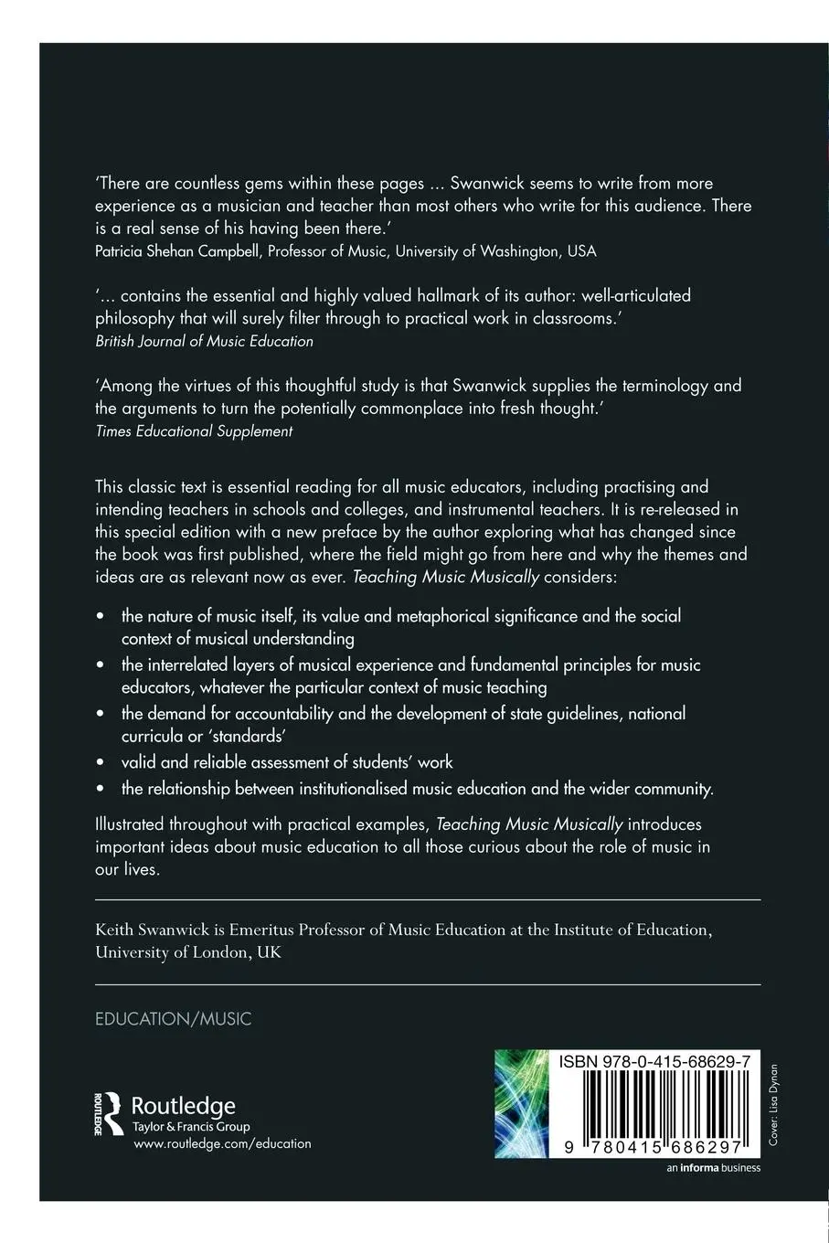Rückseite: 9780415686297 | Teaching Music Musically (Classic Edition) | Keith Swanwick | Buch
