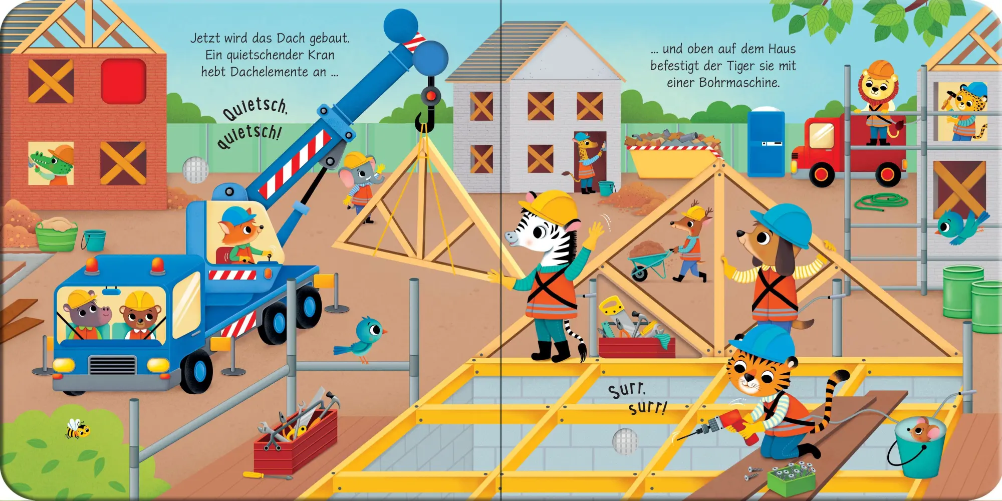 Bild: 9781035706297 | Mein buntes Klangbuch: Was hörst du auf der Baustelle? | Sam Taplin