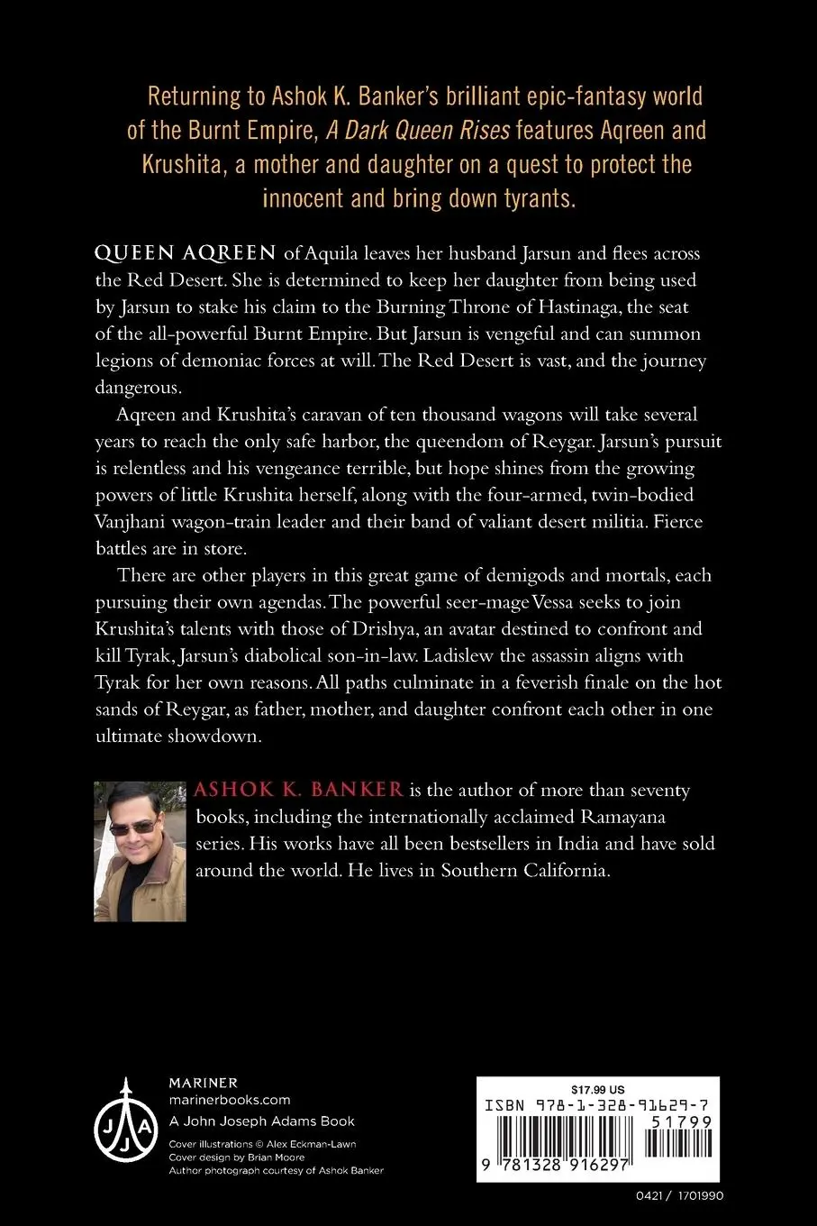 Rückseite: 9781328916297 | A Dark Queen Rises | Ashok K Banker | Taschenbuch | Englisch | 2021