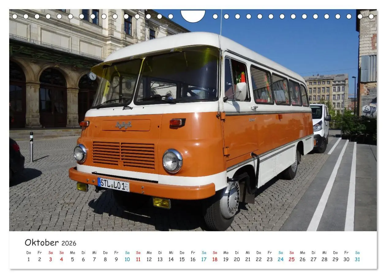 Bild: 9783457656297 | Omnibusse von heute und früher (Wandkalender 2026 DIN A4 quer),...