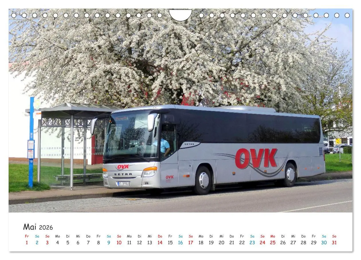 Bild: 9783457656297 | Omnibusse von heute und früher (Wandkalender 2026 DIN A4 quer),...