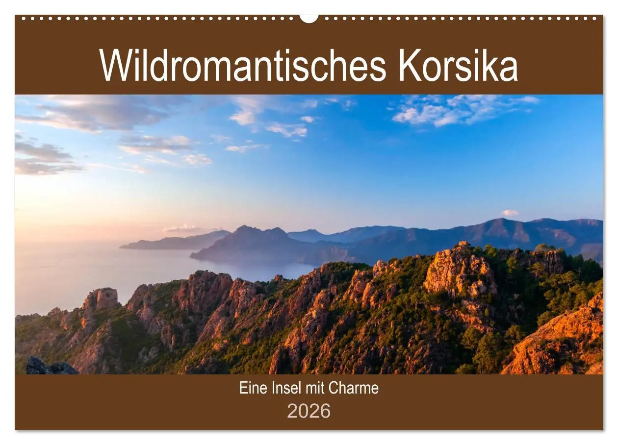 Cover: 9783457726297 | Wildromatisches Korsika (Wandkalender 2026 DIN A2 quer), CALVENDO...