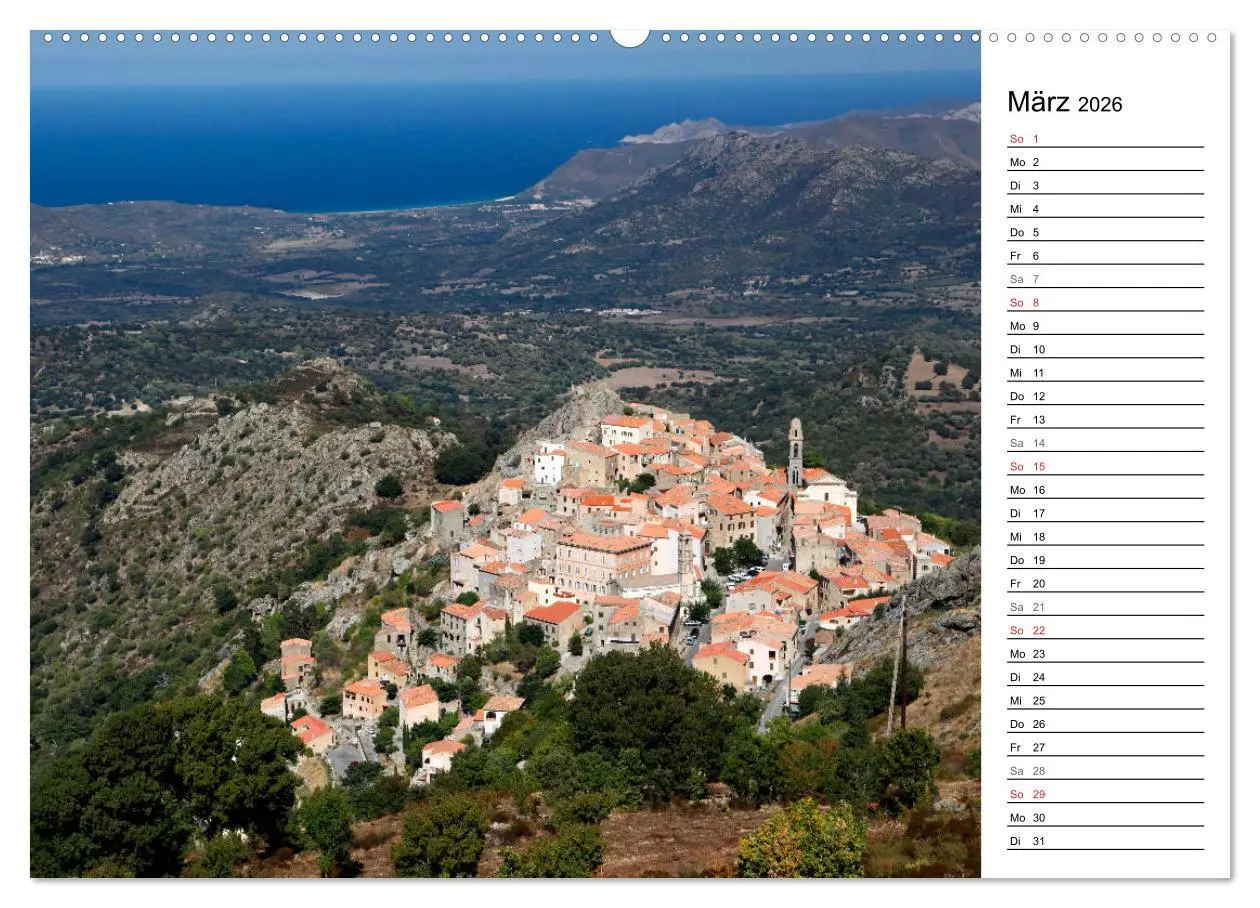 Bild: 9783457726297 | Wildromatisches Korsika (Wandkalender 2026 DIN A2 quer), CALVENDO...