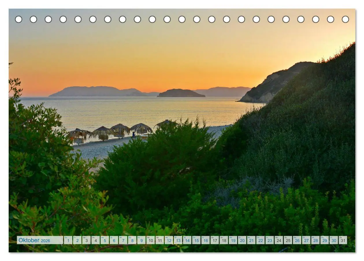 Bild: 9783457896297 | Zakynthos 2026 (Tischkalender 2026 DIN A5 quer), CALVENDO...