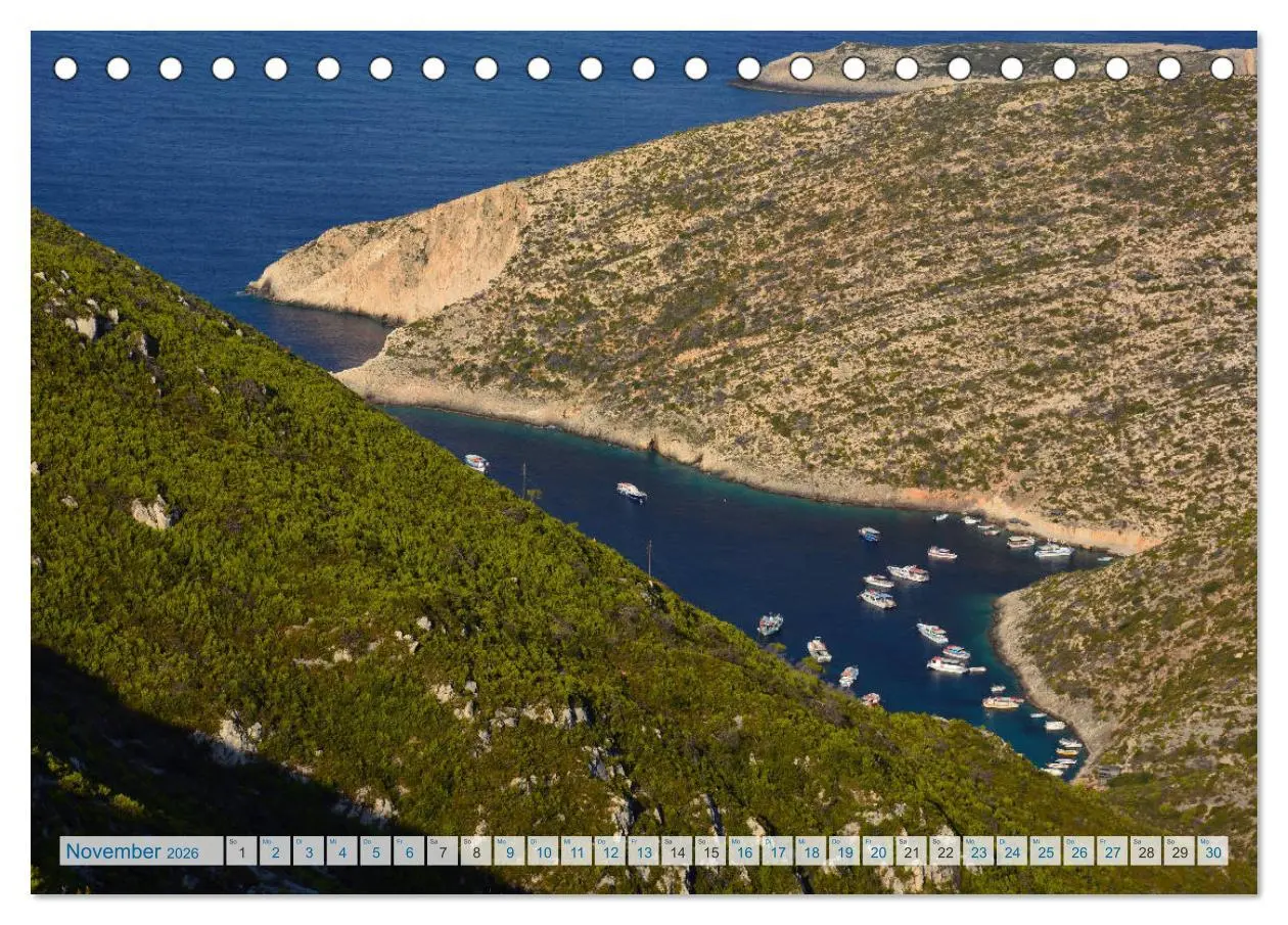 Bild: 9783457896297 | Zakynthos 2026 (Tischkalender 2026 DIN A5 quer), CALVENDO...