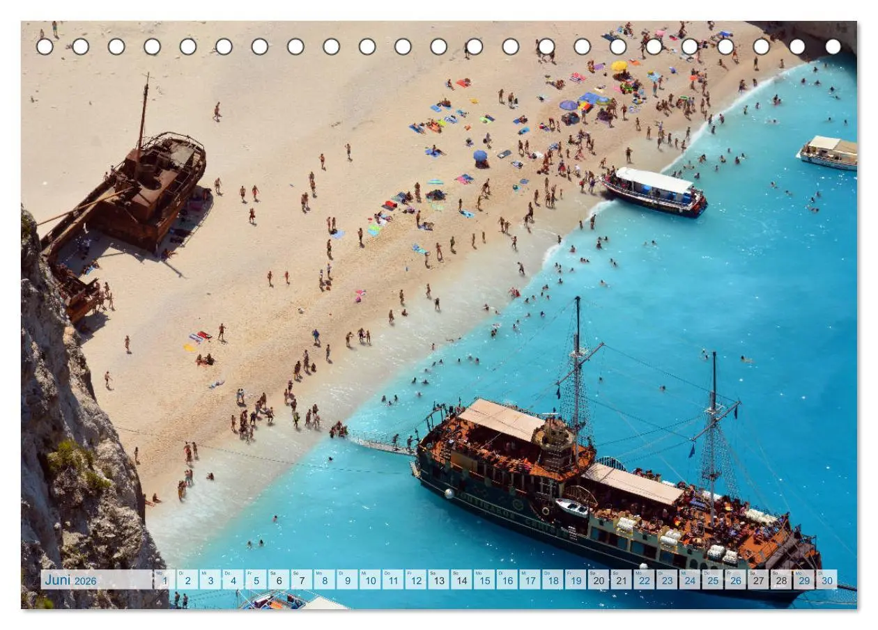 Bild: 9783457896297 | Zakynthos 2026 (Tischkalender 2026 DIN A5 quer), CALVENDO...