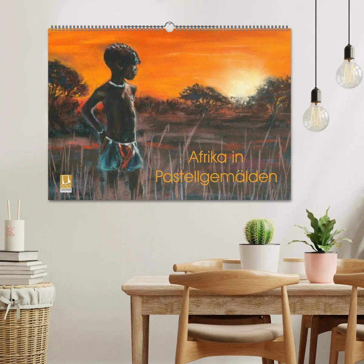 Bild: 9783457966297 | Afrika in Pastellgemälden (Wandkalender 2026 DIN A2 quer), CALVENDO...