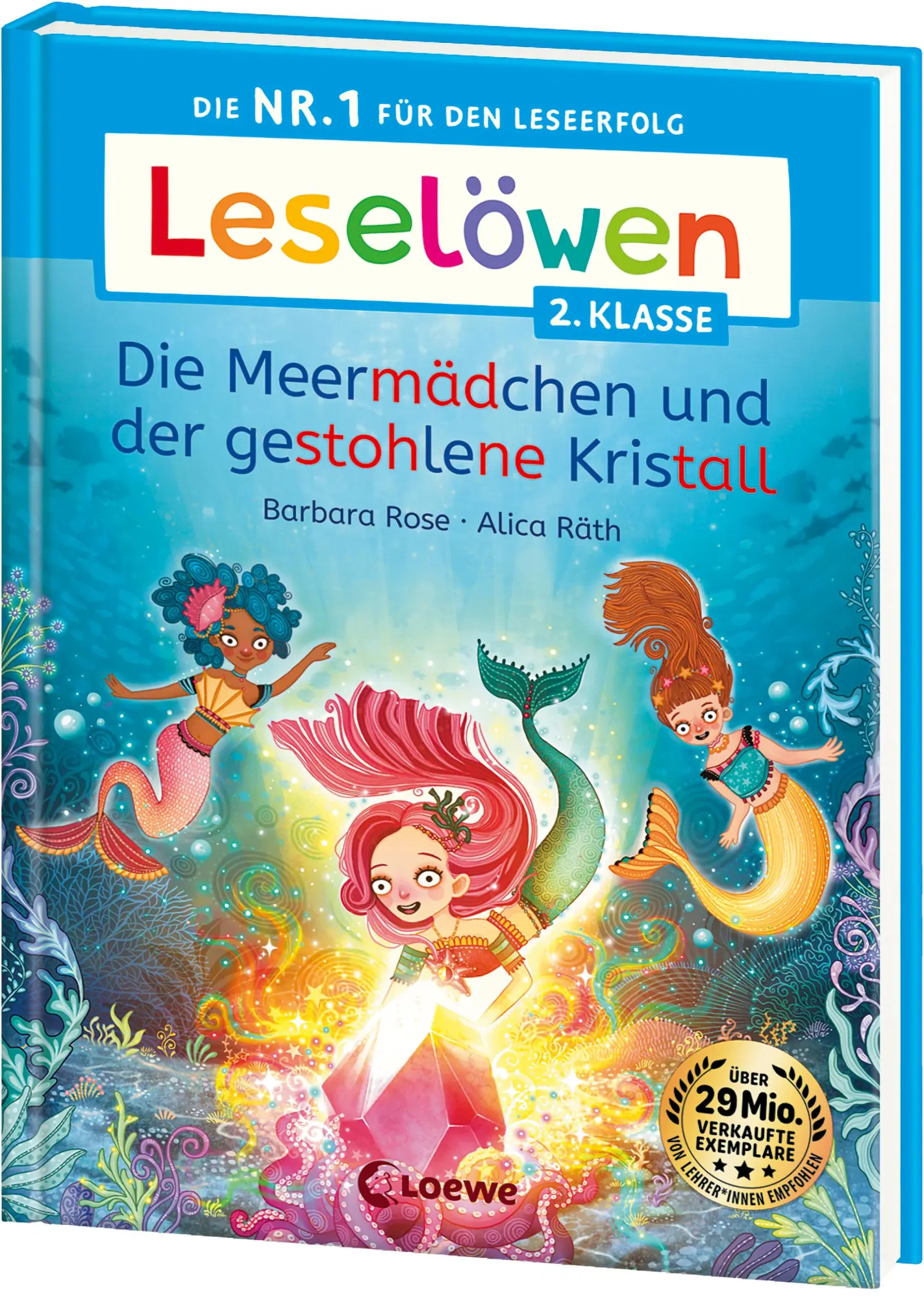 Cover: 9783743216297 | Leselöwen 2. Klasse - Die Meermädchen und der gestohlene Kristall