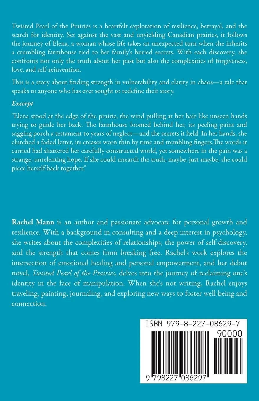 Rückseite: 9798227086297 | Twisted Pearl of The Prairies | Rachel Mann | Taschenbuch | Englisch