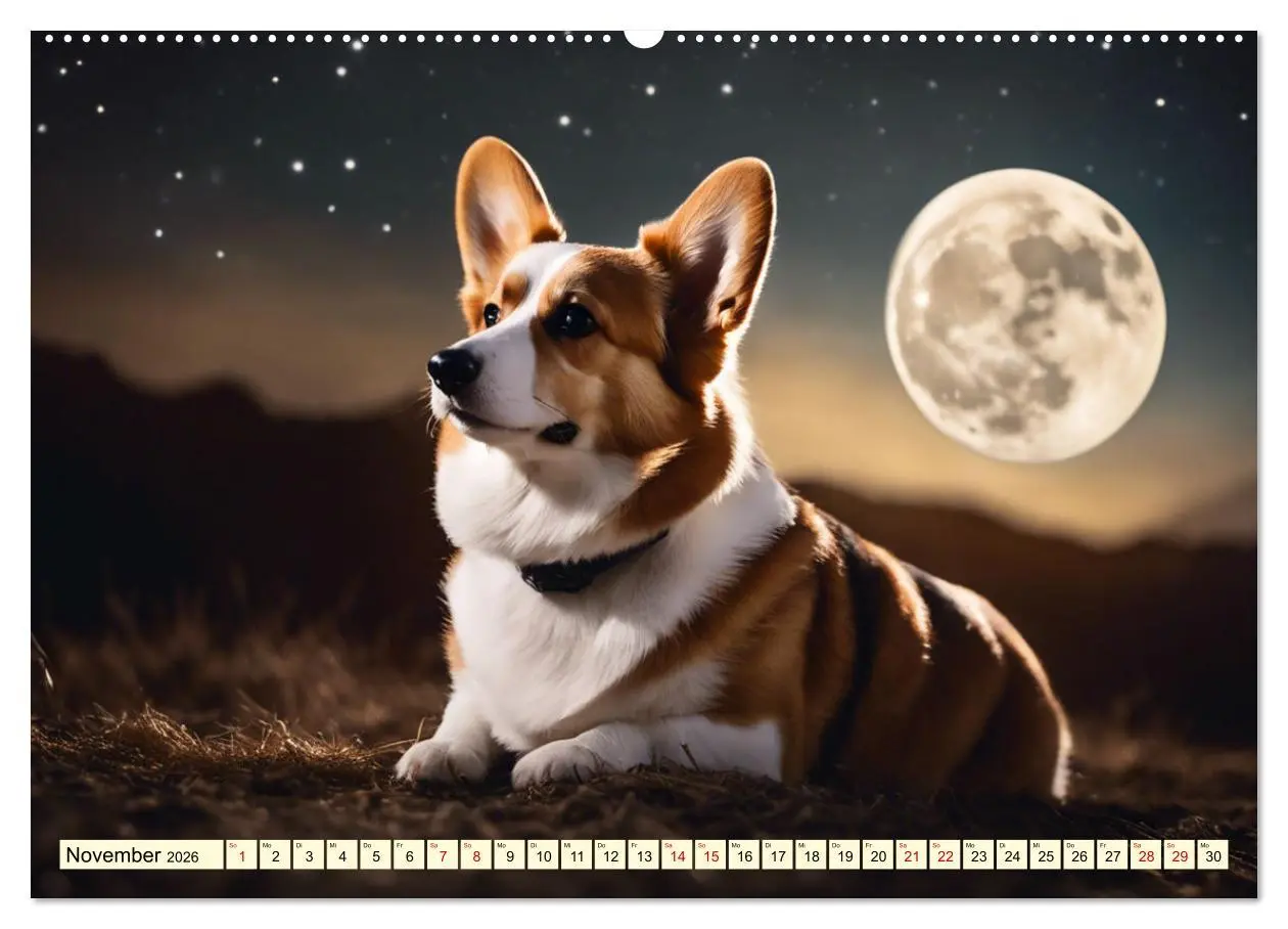 Bild: 9783457406397 | Welsh Corgi Pembroke (Wandkalender 2026 DIN A2 quer), CALVENDO...
