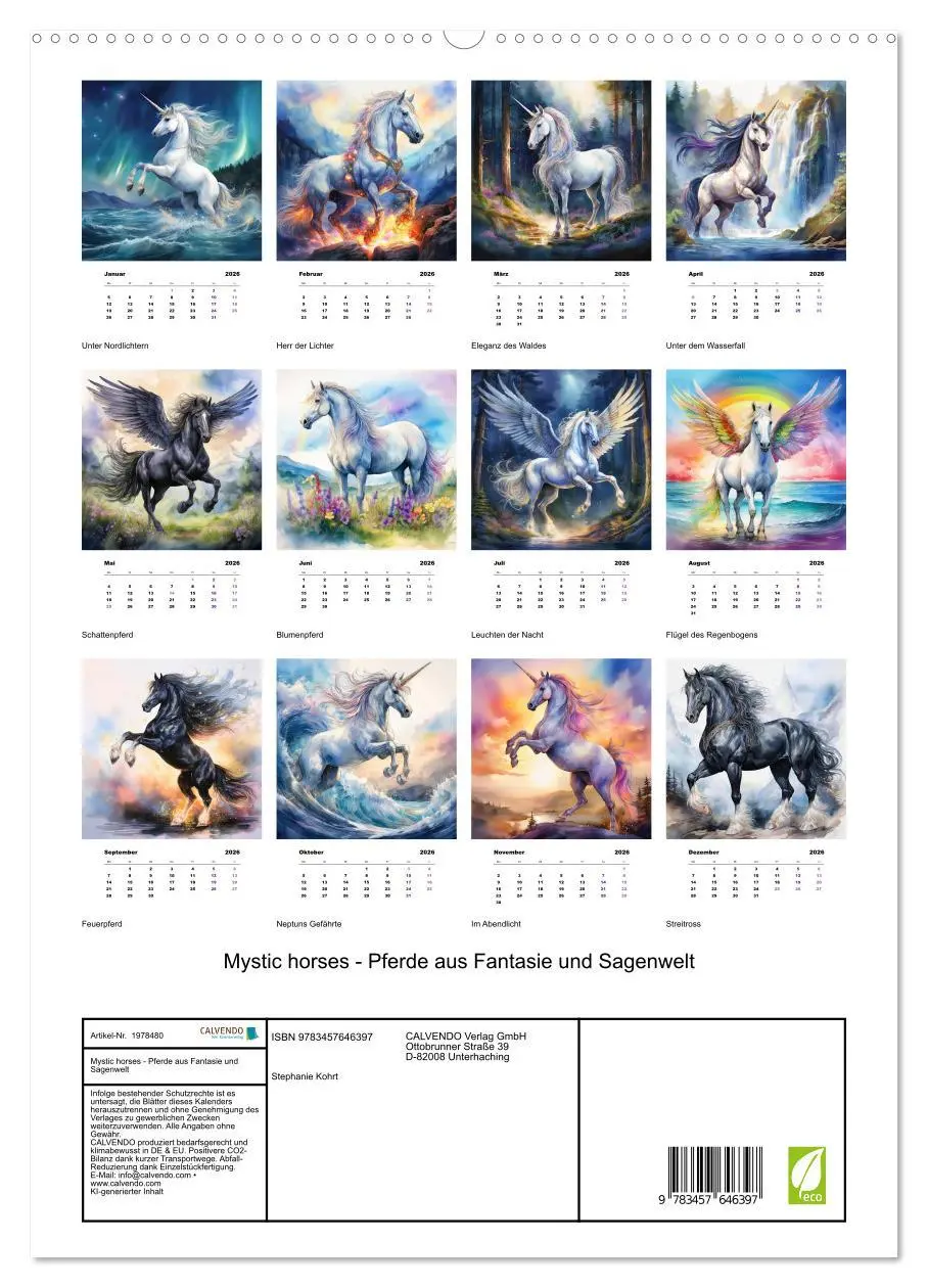 Bild: 9783457646397 | Mystic horses - Pferde aus Fantasie und Sagenwelt (hochwertiger...