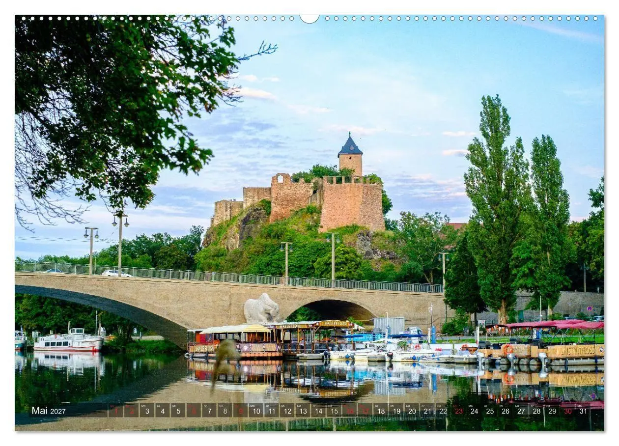 Bild: 9783594026397 | Ein Blick auf Halle an der Saale (hochwertiger Premium Wandkalender...