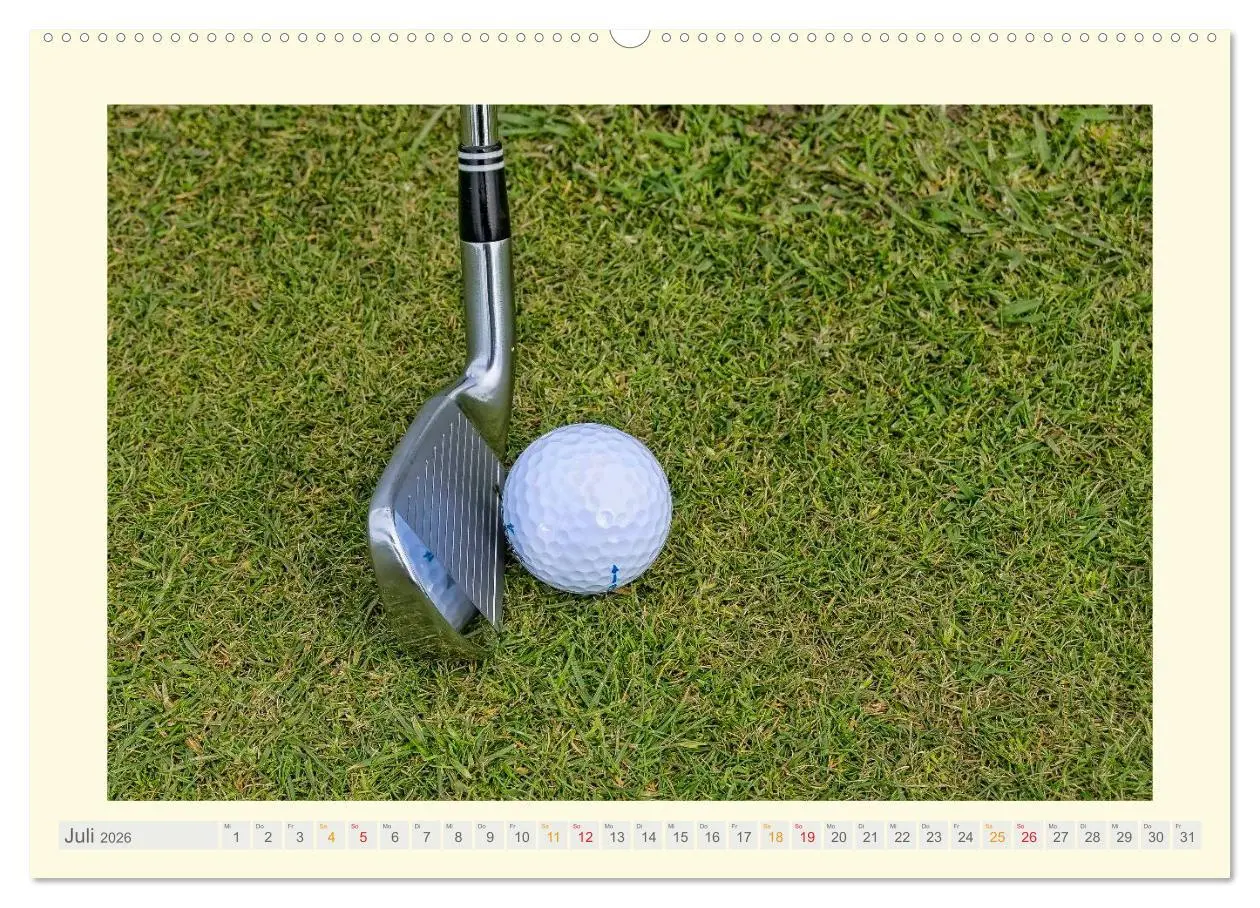 Bild: 9783516036497 | Golf - meine Leidenschaft (hochwertiger Premium Wandkalender 2026...