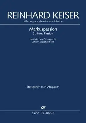 Cover: 9790007086497 | Markuspassion (Klavierauszug) | Reinhard Keiser | Taschenbuch | 84 S.