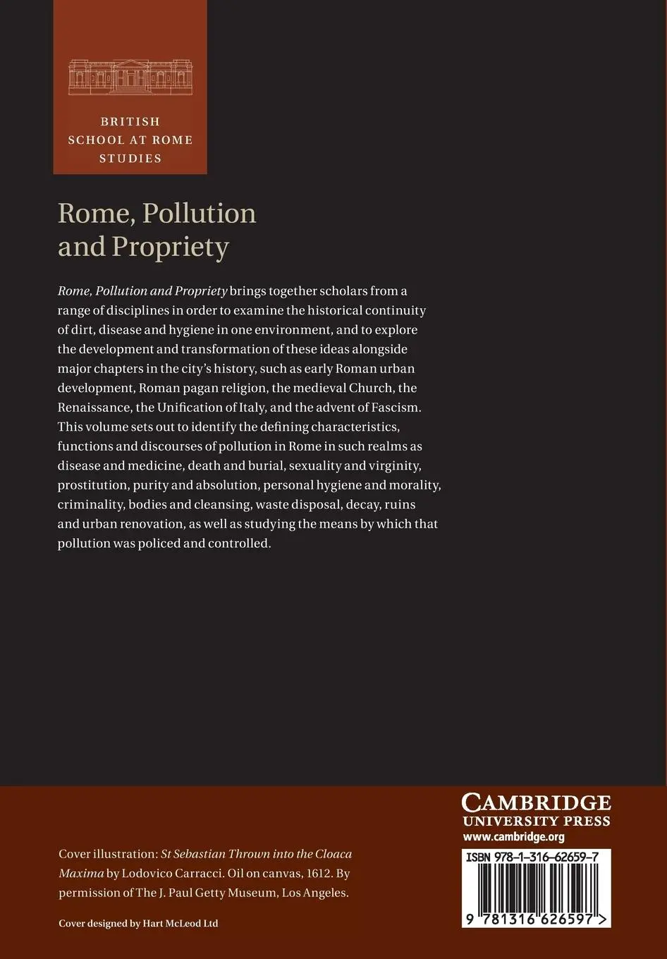 Rückseite: 9781316626597 | Rome, Pollution and Propriety | Mark Bradley | Taschenbuch | Englisch