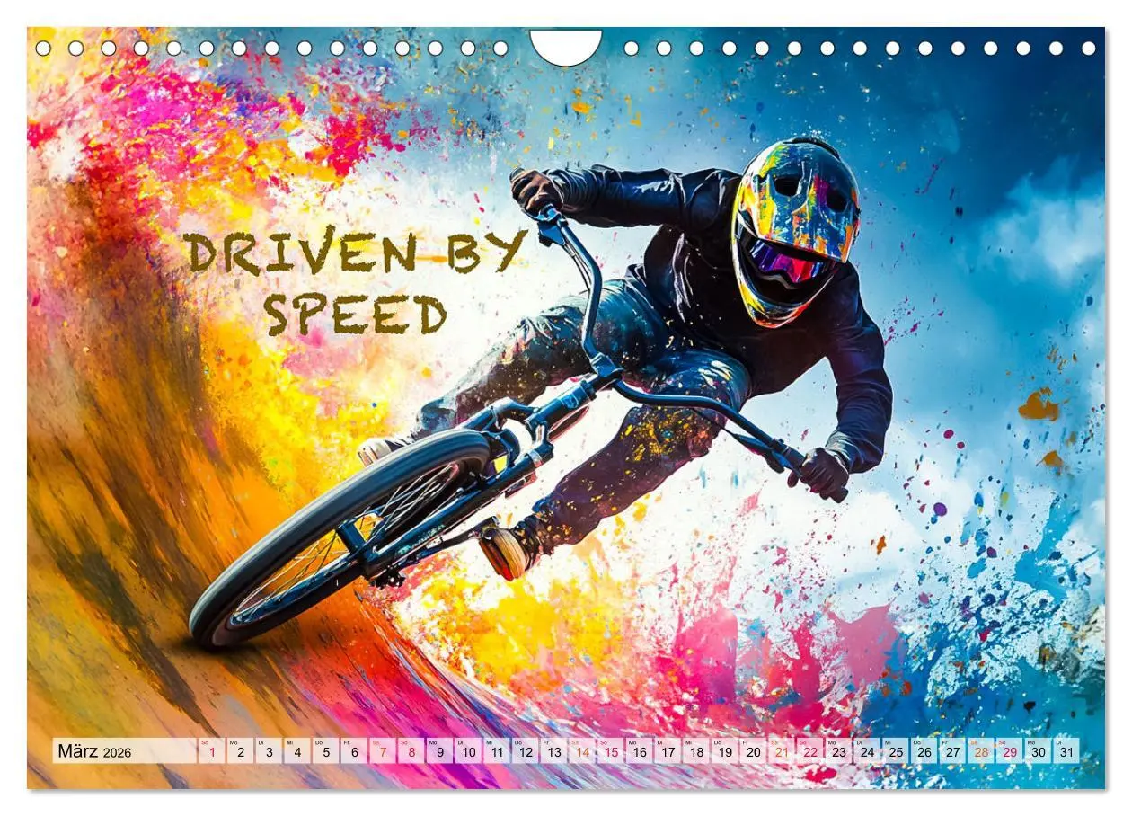 Bild: 9783457316597 | BMX - Coole Slogans (Wandkalender 2026 DIN A4 quer), CALVENDO...