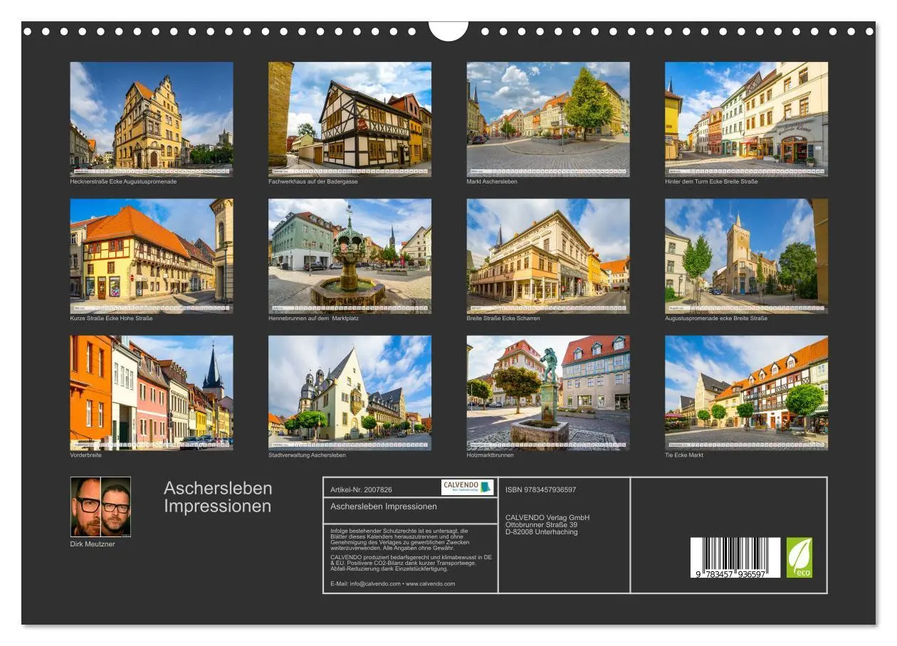 Bild: 9783457936597 | Aschersleben Impressionen (Wandkalender 2026 DIN A3 quer), CALVENDO...