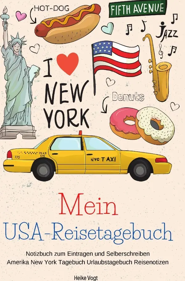 Cover: 9783750286597 | Mein USA-Reisetagebuch Notizbuch zum Eintragen und Selberschreiben...