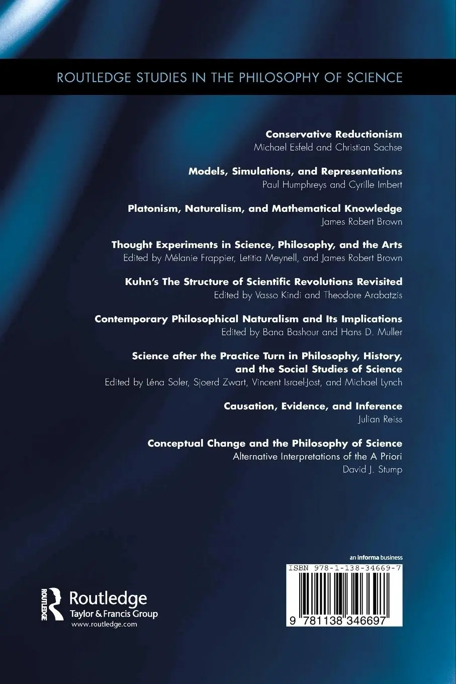 Rückseite: 9781138346697 | Conceptual Change and the Philosophy of Science | David J. Stump
