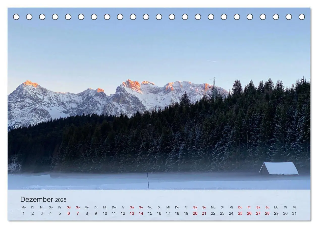 Bild: 9783457236697 | Alpenauszeit - Die Berghütten unserer Alpen (Tischkalender 2025 DIN...