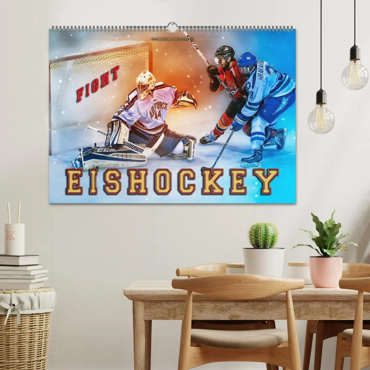 Bild: 9783457856697 | Eishockey - Fight (Wandkalender 2026 DIN A2 quer), CALVENDO...