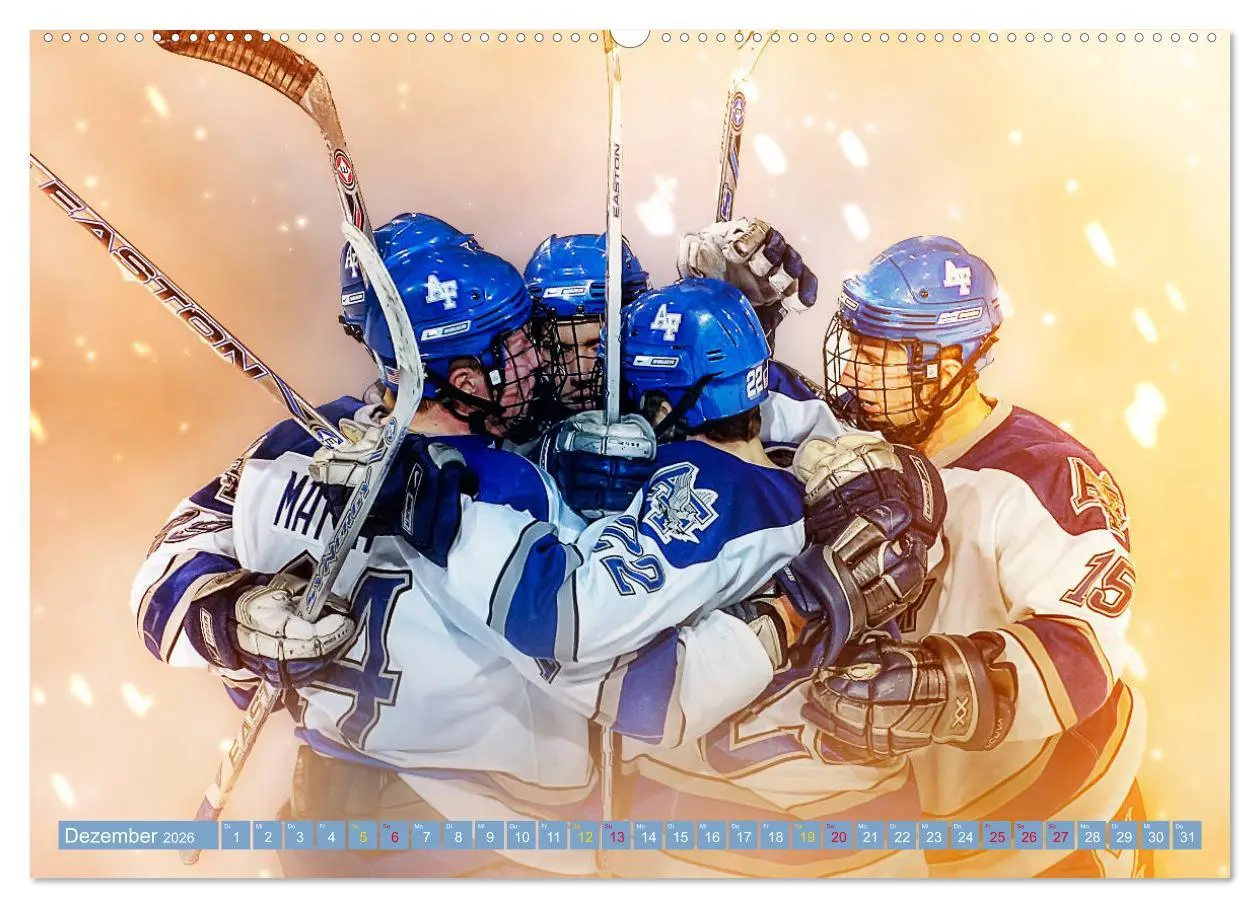 Bild: 9783457856697 | Eishockey - Fight (Wandkalender 2026 DIN A2 quer), CALVENDO...