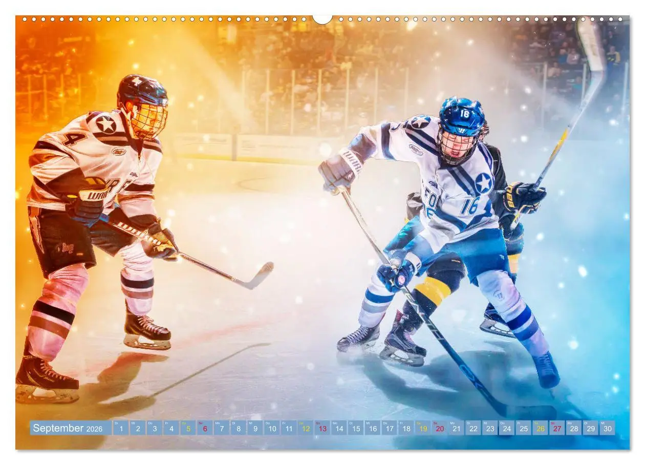Bild: 9783457856697 | Eishockey - Fight (Wandkalender 2026 DIN A2 quer), CALVENDO...