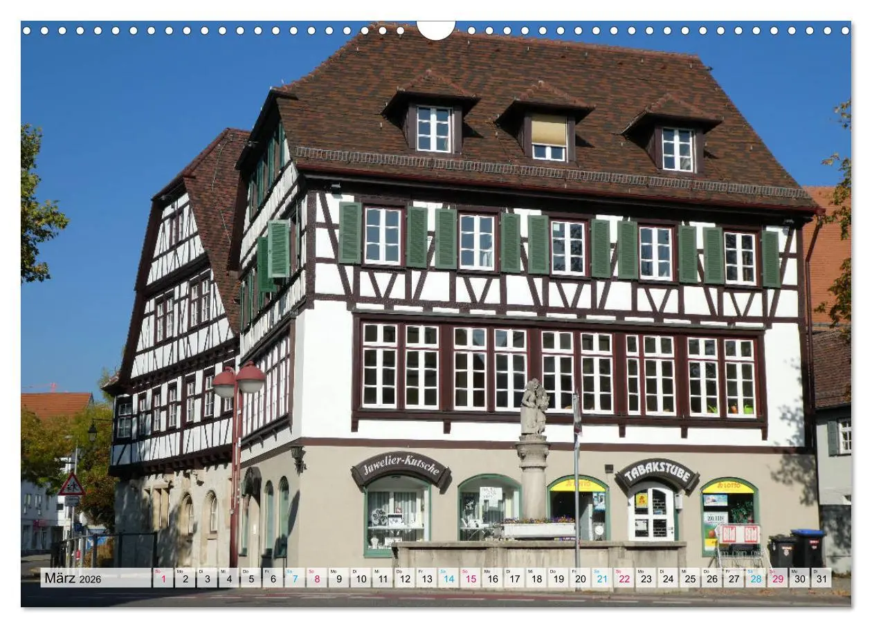 Bild: 9783457926697 | Sindelfingen - Historische Altstadt (Wandkalender 2026 DIN A3...