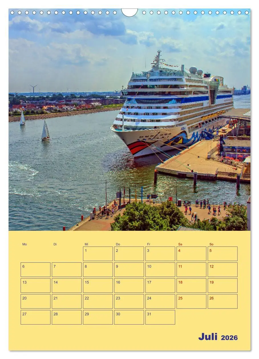 Bild: 9783516326697 | Sehnsuchtsort Warnemünde (Wandkalender 2026 DIN A3 hoch), CALVENDO...