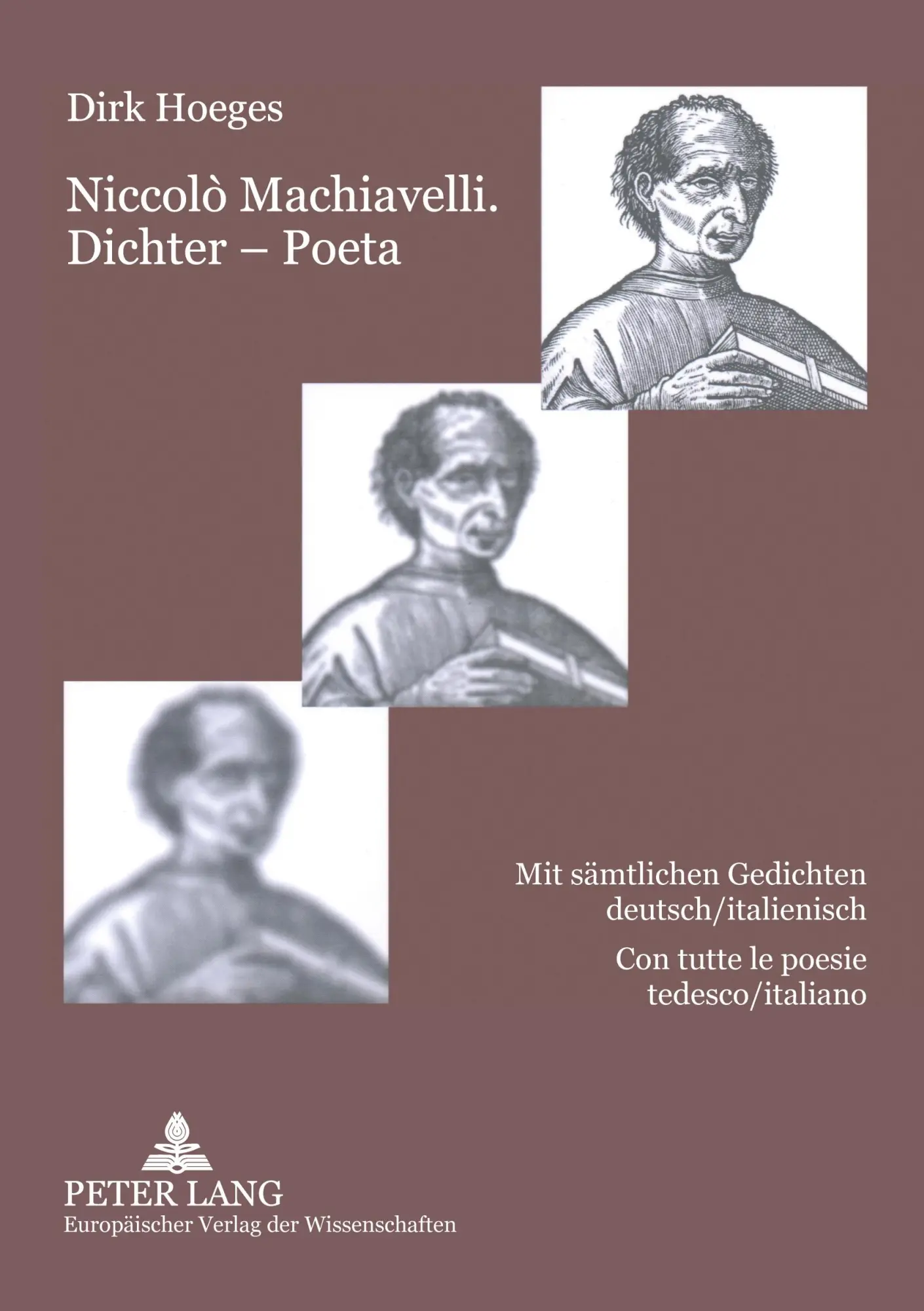 Cover: 9783631546697 | Niccolò Machiavelli. Dichter - Poeta | Dirk Hoeges | Taschenbuch