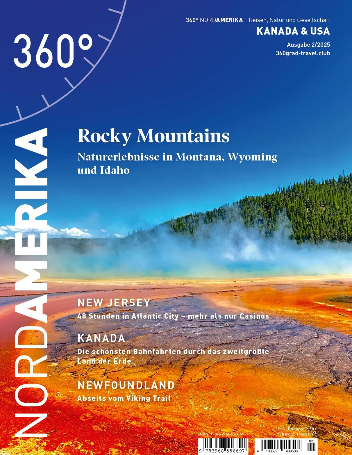 Cover: 9783968556697 | 360° NordAmerika - Ausgabe 2/2025 | 360° Medien | Taschenbuch | 84 S.