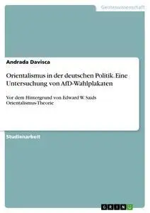 Cover: 9783346036797 | Orientalismus in der deutschen Politik. Eine Untersuchung von...