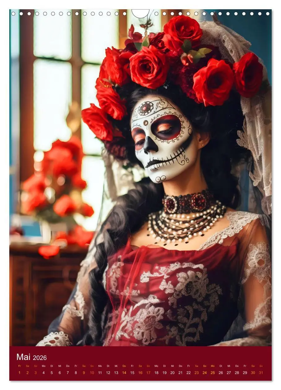 Bild: 9783516316797 | Dia de Muertos Kreative Porträts in Festanlehnung (Wandkalender...