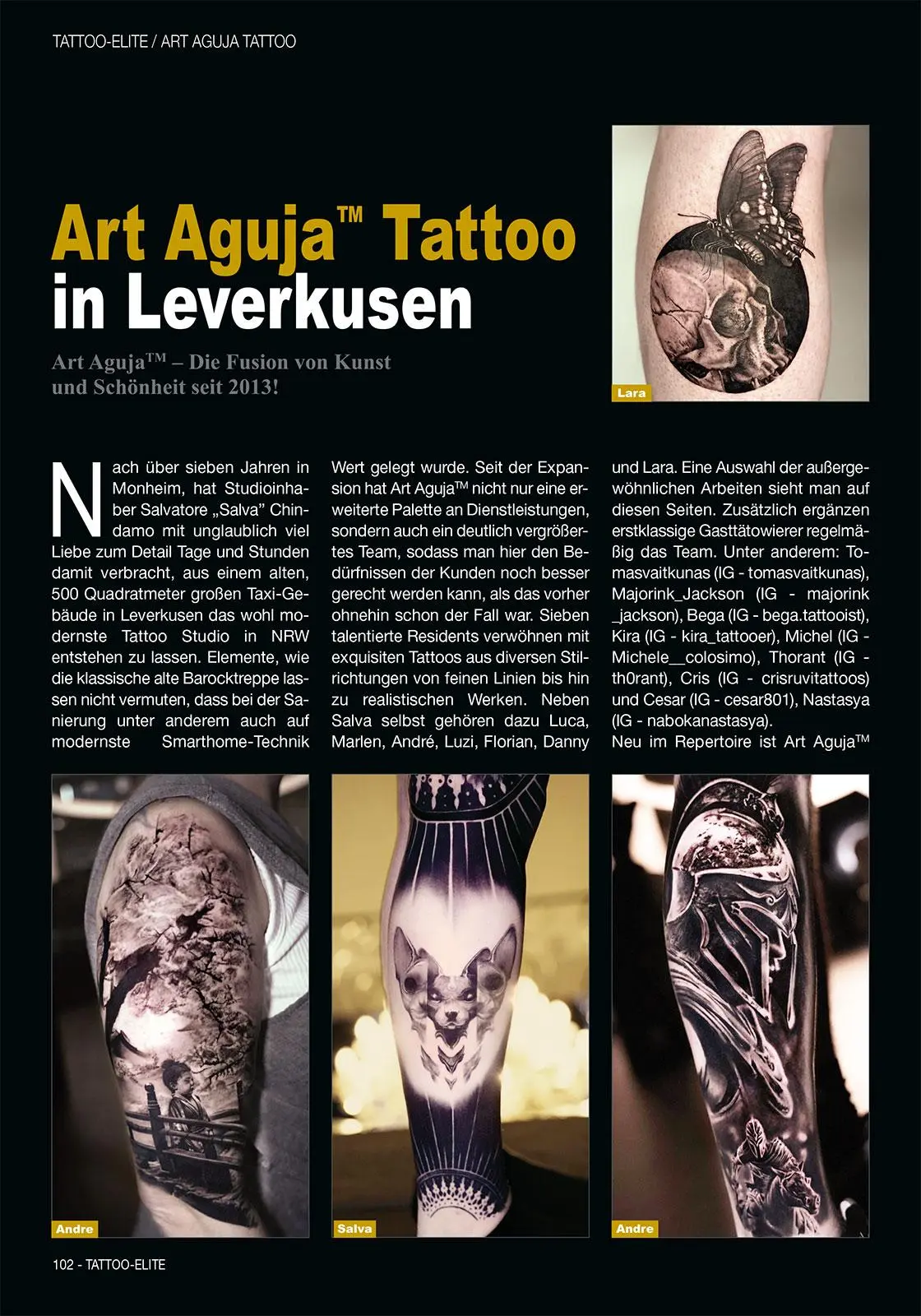 Bild: 9783946386797 | Tattoo Elite 4 | Die besten Tätowierer und Studios in Deutschland
