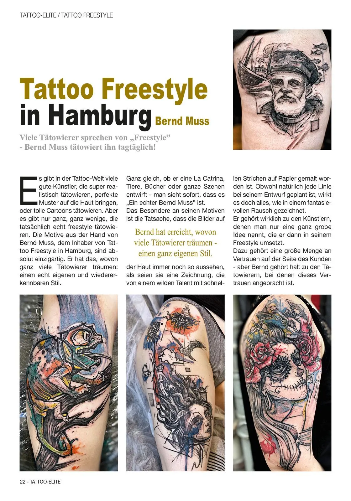 Bild: 9783946386797 | Tattoo Elite 4 | Die besten Tätowierer und Studios in Deutschland