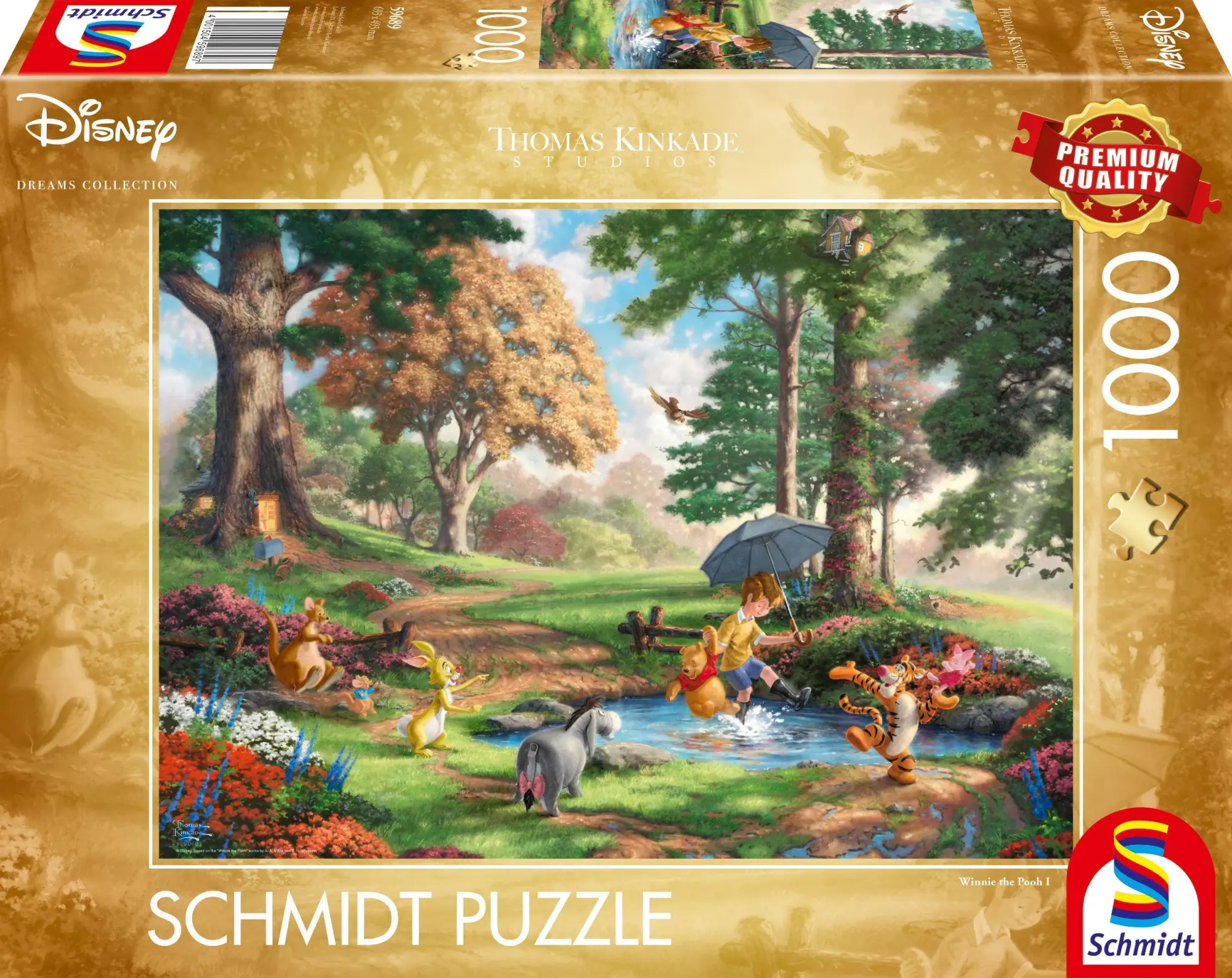 Cover: 4001504596897 | Disney, Winnie The Pooh Puzzle 1.000 Teile | Thomas Kinkade | Spiel