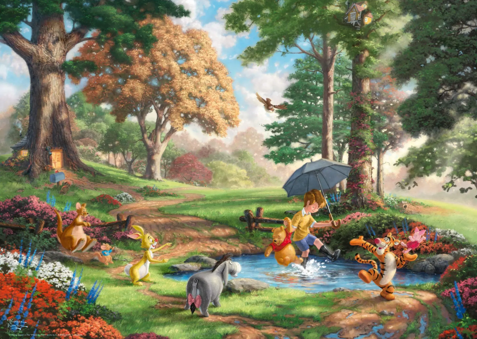 Bild: 4001504596897 | Disney, Winnie The Pooh Puzzle 1.000 Teile | Thomas Kinkade | Spiel